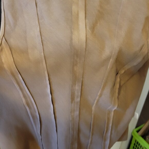 Marc Bouwer Faux Suede Vest with Waterfall Collar -M - Picture 8 of 10